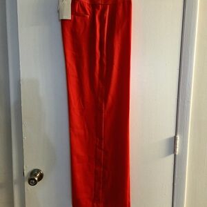 Women's Red Tuxedo Pants